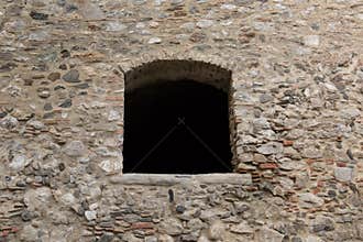 The empty castle window