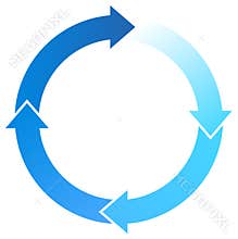 Blue Arrows
