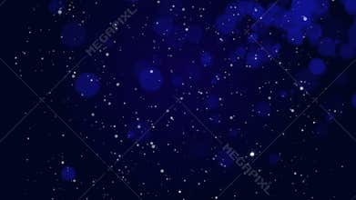 Abstract blue background with bokeh. Animations. With a central location for the text .