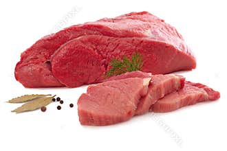 Fresh raw beef