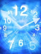 Abstract Time Clock Background