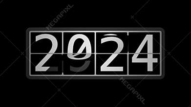 Flip board counting year 2017