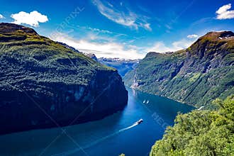 Geiranger fjord, Norway.