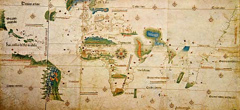 Medieval map of the world