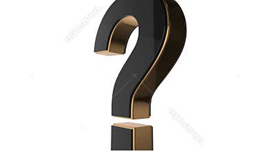 Question mark. The exclamation point turned into a question