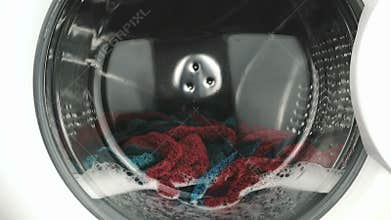 Washing machine. Working process
