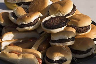 Burger Pile