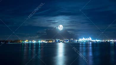 Full Moon Over Bright City