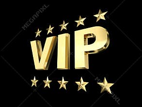 Vip and golden star