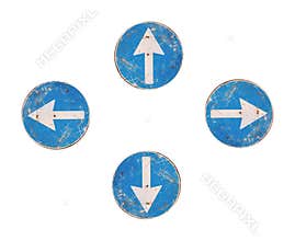 All directions arrows