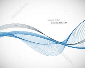 A Elegant abstract vector wave line futuristic style background template
