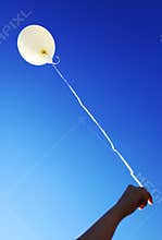 White balloon