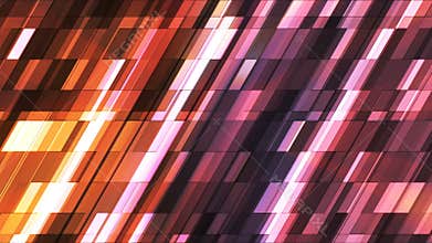 Broadcast Twinkling Slant Hi-Tech Small Bars, Brown, Abstract, Loopable, 4K