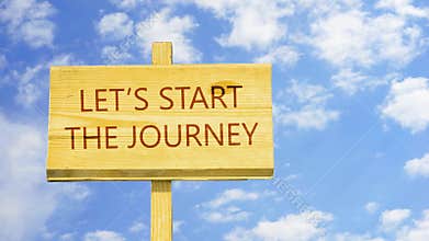 Let`s start the journey.