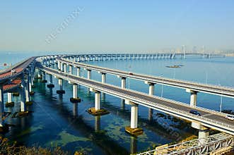 The Dalian cross-sea bridge