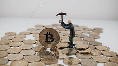 Gold bitcoin coin