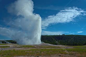 Old Faithful Geyser - Yellowstone National Park - Wyoming