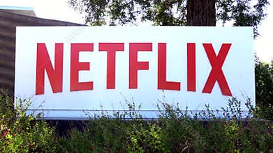 Netflix Corporate Headquarters and Logo