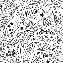 Unicorn Seamless Pattern