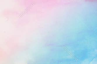 Abstract blue and pink pastel watercolor background