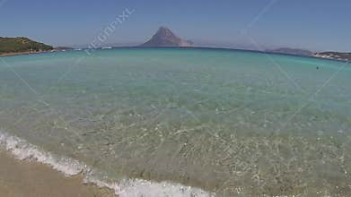Sardinia landscape Tavolara island
