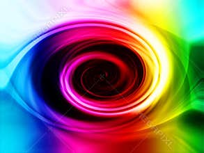 Abstract Spiral Lines as background