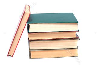 A stack of books