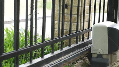 Automatic gates mechanism will open automatically