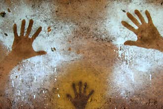 Hand Painting - Aboriginal Rock Art, Kakadu