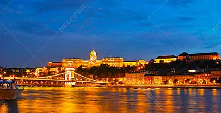 Night scene of budapest