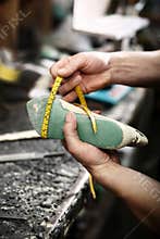 Designing shoes, hand made shoes for the shoemaker