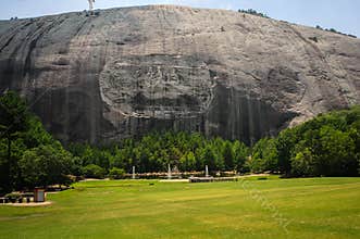 Stone Mountain Historical Monument in Atlanta Georgia USA