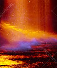 Warm abstract colors