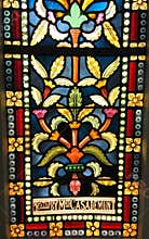 Stained glass window colors