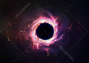 Black hole in space