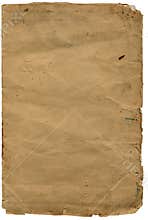 Old textured paper with tattered edge