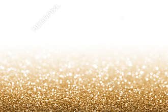 Golden glitter