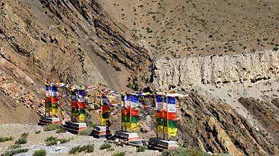 Prayer flags in the Himalayas