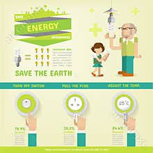 energy saving activity illustrations