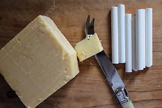 Chalk and cheese