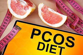 Tablet with PCOS diet
