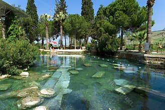 Ancient pool in Pamukkale.