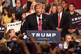 Donald Trump's first Presidential campaign rally in Phoenix