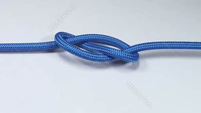 Figure eight knot tying
