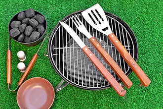 Summer BBQ Grill Party Or Picnic Concept