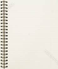 Blank notebook sheet