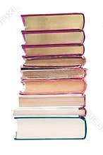 Books pile