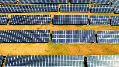 Solar power plant.
