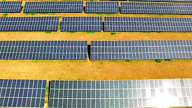 Solar power plant.