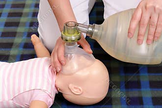 Artifical respiration demonstration